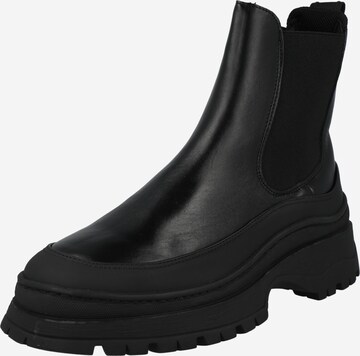 LÄST Chelsea boots in Zwart: voorkant