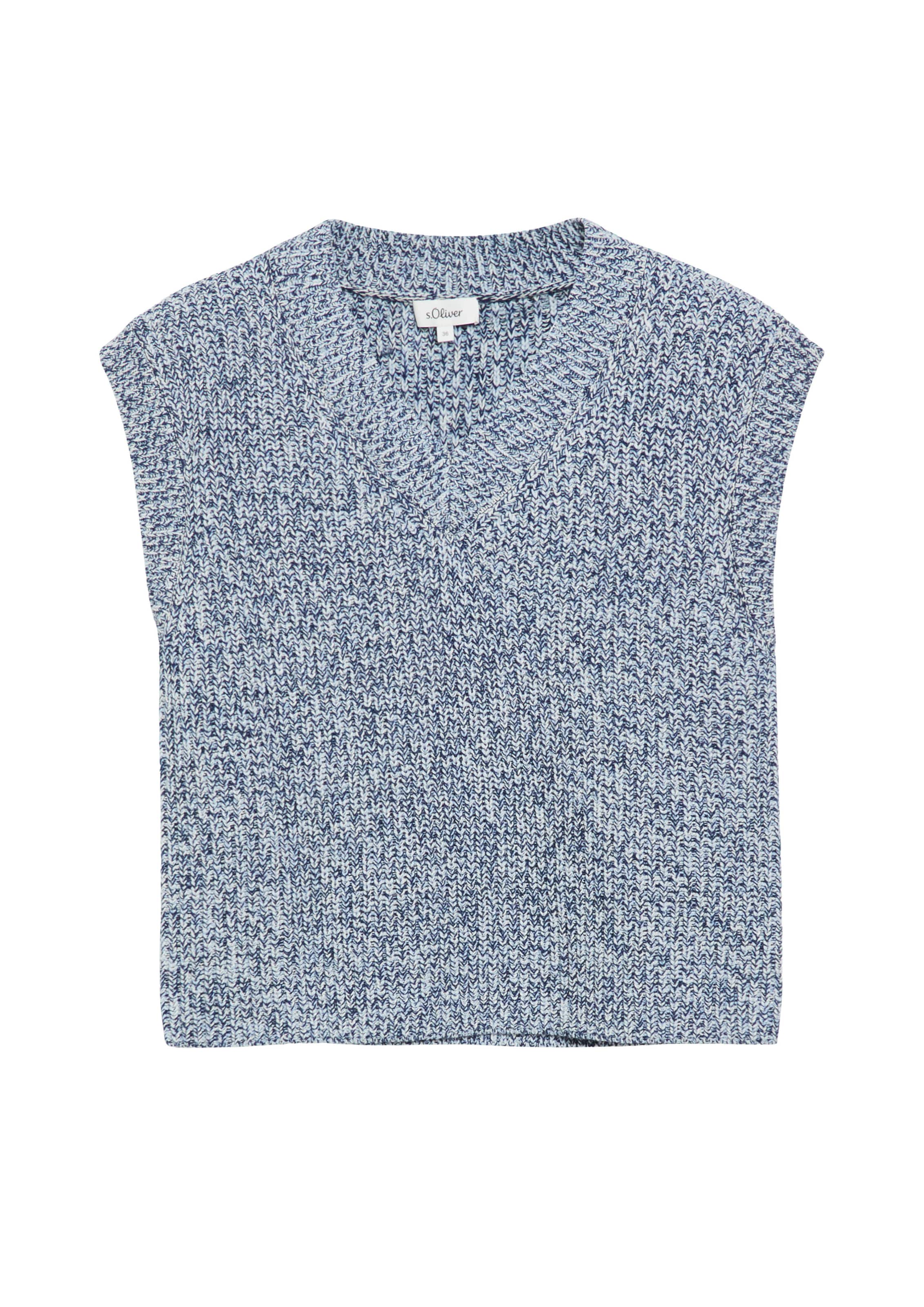 Pull-over s.Oliver en bleu : devant
