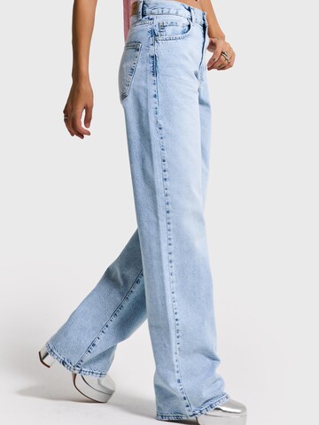 IT'S BASIC Loosefit Jeans 'SOFIA Loose High Rise Jeans' in Blauw