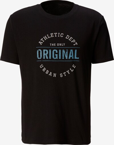 JOHN DEVIN T-Shirt en turquoise / gris / noir, Vue avec produit