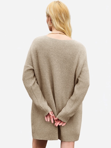 Imily Bela Pletena obleka | zelena barva: zadnja stran