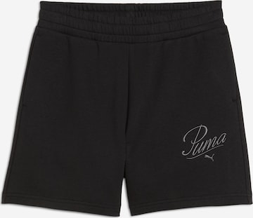 PUMA Sportshorts 'Ess' in Schwarz: Vorderseite