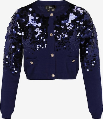 faina - Casaco de malha em azul: frente