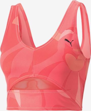 PUMA - Top deportivo en rosa: frente