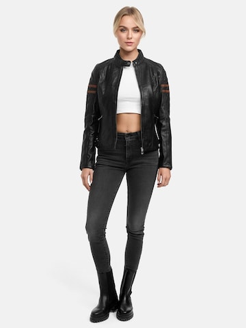 Tazzio Übergangsjacke 'F513'‌‌‌‌‌‌‌‌‌ in Schwarz