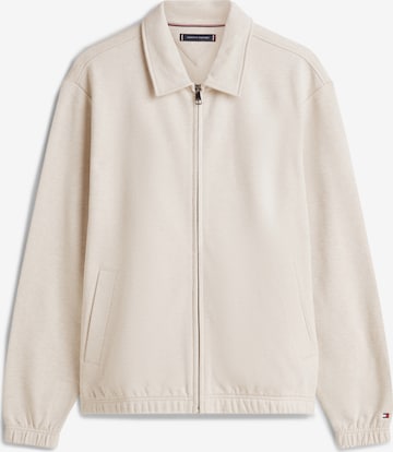 TOMMY HILFIGER - Sudadera con cremallera 'ESSENTIAL' en beige: frente