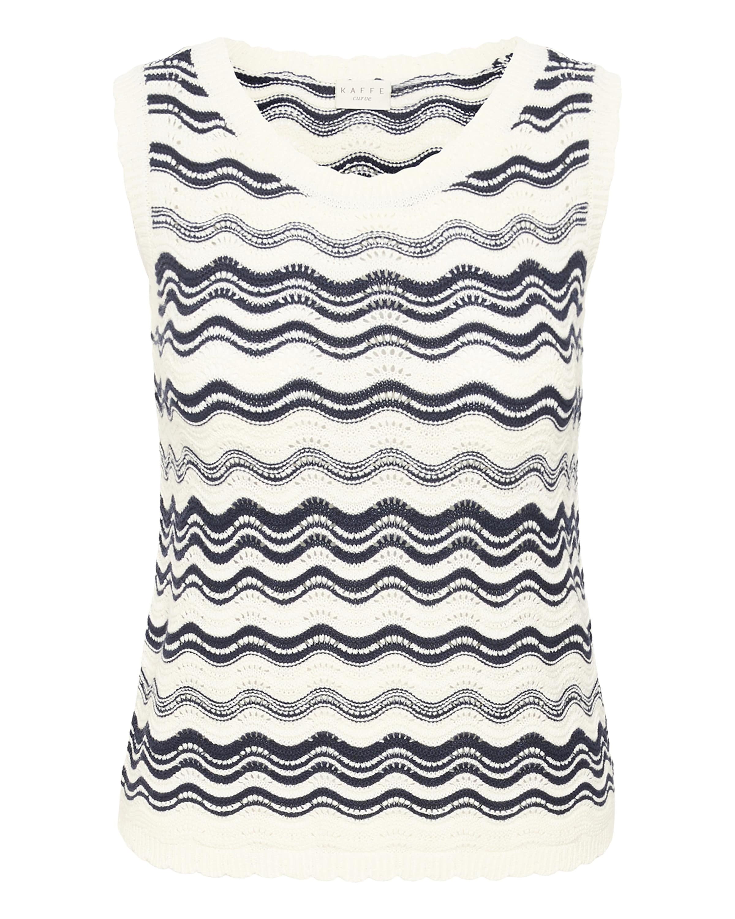 KAFFE CURVE - Top en blanco: frente