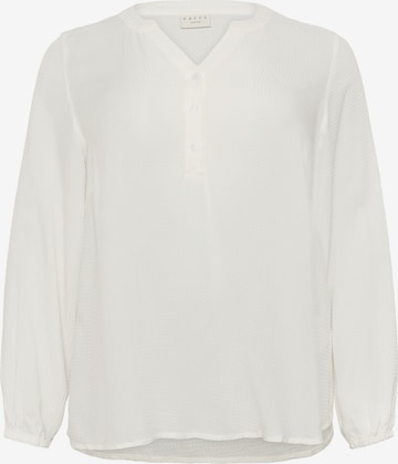 Camicia da donna 'KC Mahlena' di KAFFE CURVE in bianco: frontale