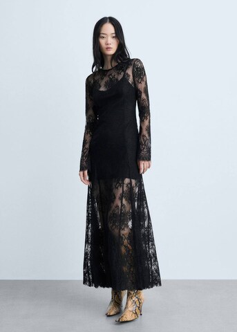MANGO Kleid 'Simona' in Schwarz
