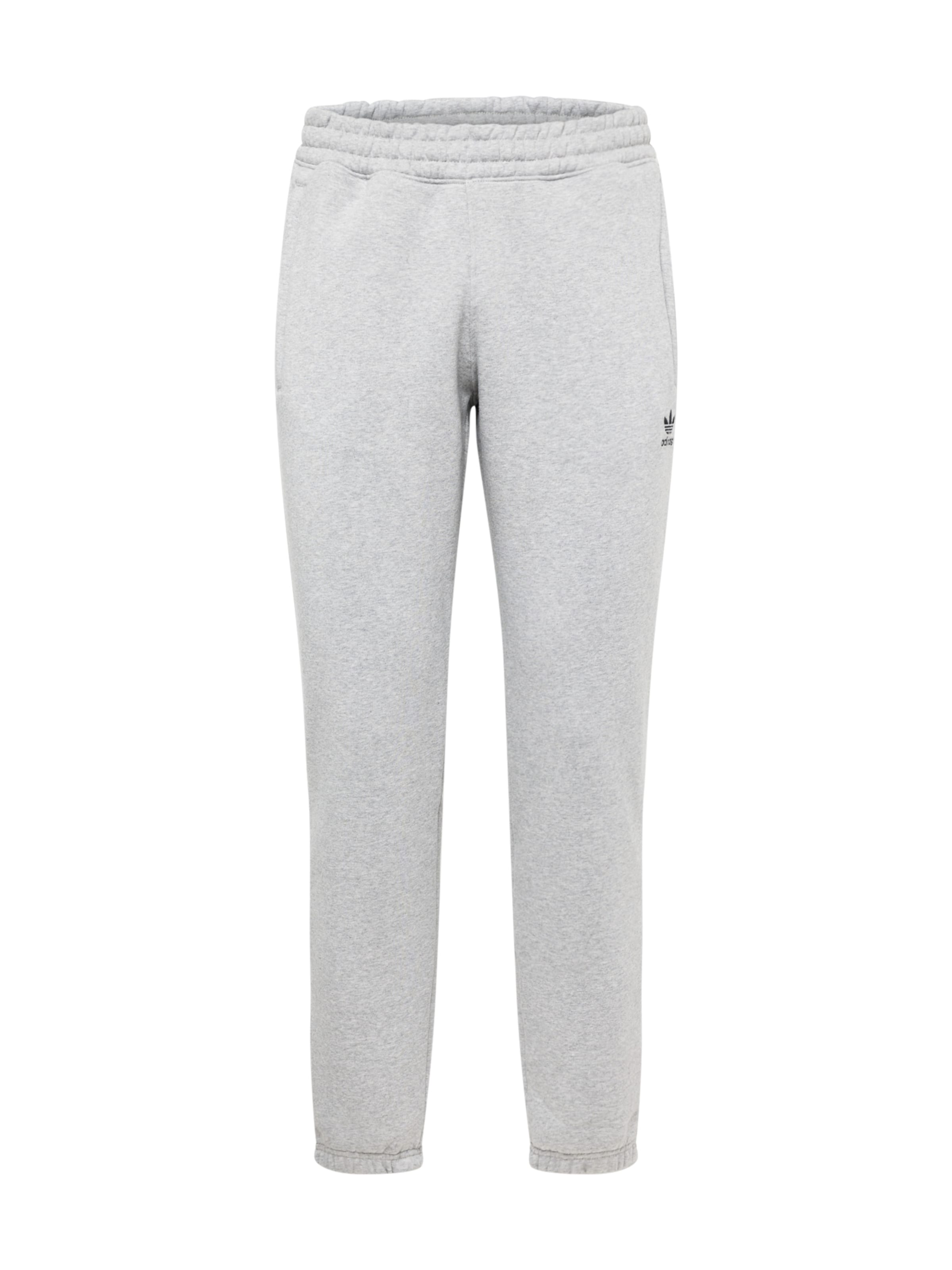 ADIDAS ORIGINALS Παντελόνι 'Trefoil Essentials' σε γκρι μελανζέ / μαύρο, Άποψη προϊόντος