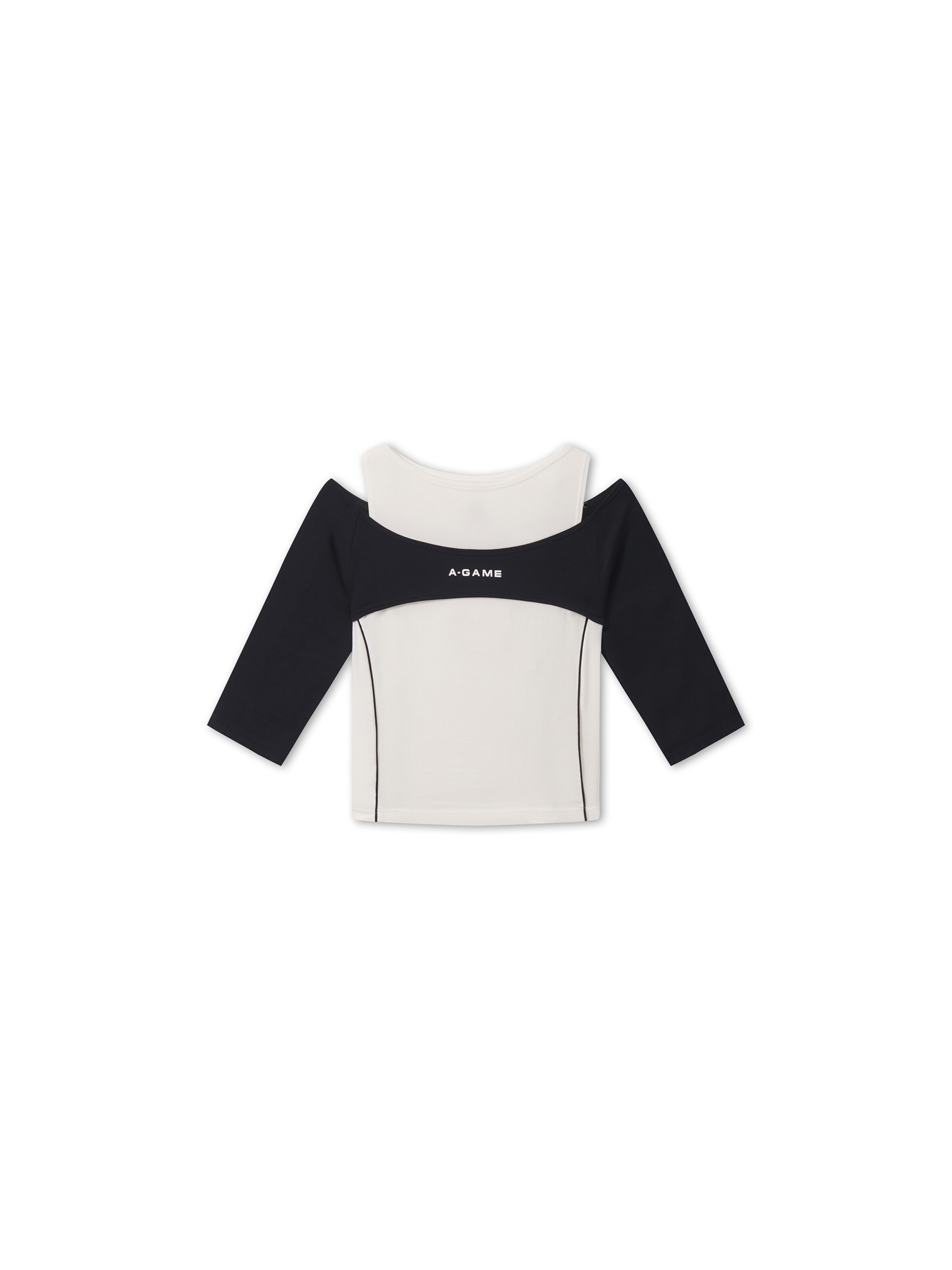 A-Game - Top deportivo en beige: frente