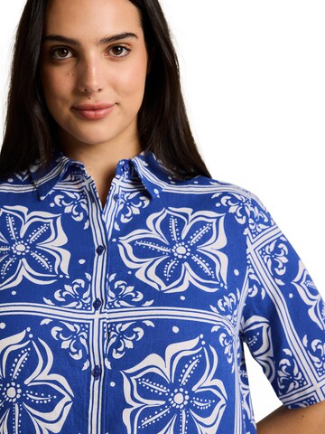 Tom Tailor Women + Bluse in Blau