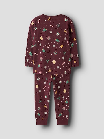 NAME IT - Pijama 'NMNVISMAS' em vermelho