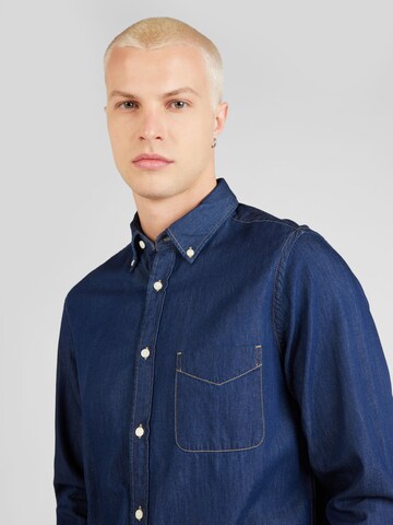 TOMMY HILFIGER Slim fit Button Up Shirt in Blue