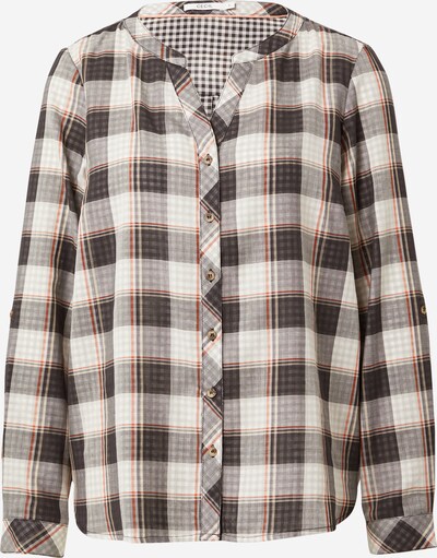 CECIL Blouse in de kleur Grijs / Zwart / Wit, Productweergave
