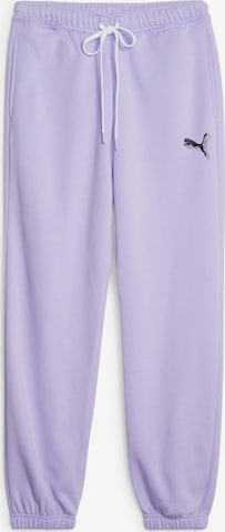 PUMA Workout Pants in Purple: front