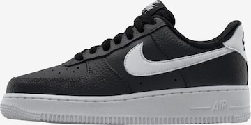 Nike Sportswear Sneaker 'AIR FORCE 1 07' in Schwarz: Vorderseite