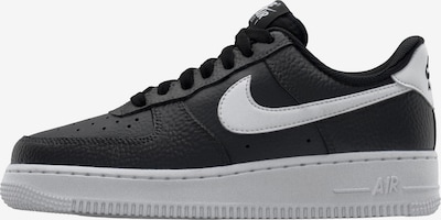 Nike Sportswear Zemie brīvā laika apavi 'AIR FORCE 1 07', krāsa - melns / balts, Preces skats