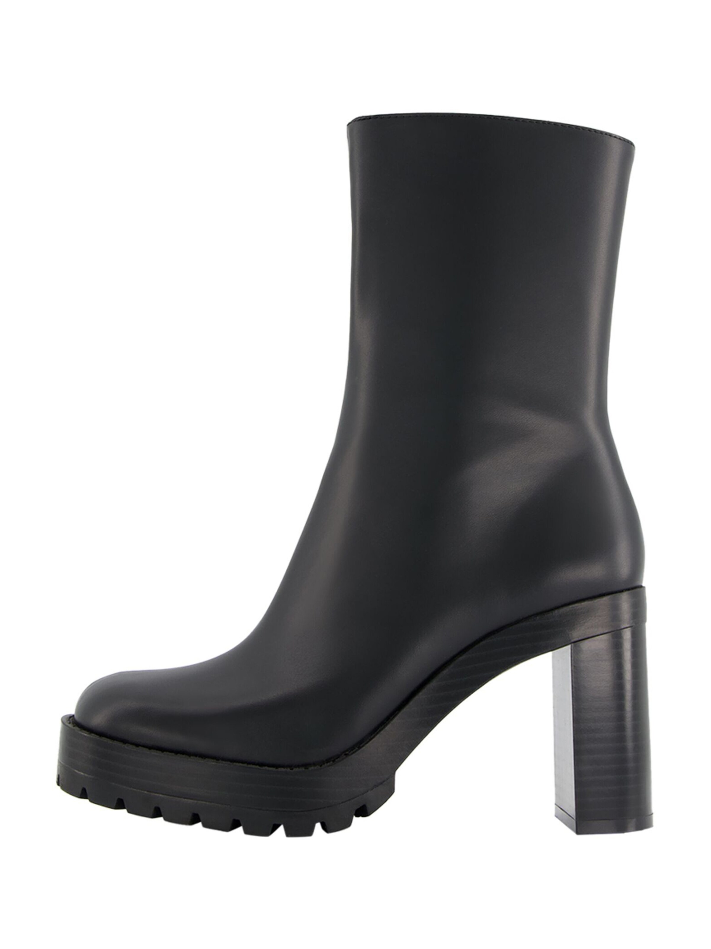 Bershka Rövid szárú csizmák - fekete