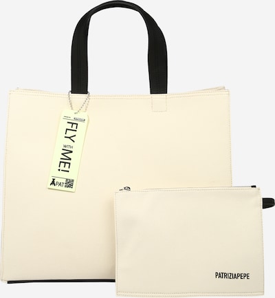 PATRIZIA PEPE "Чанта тип ""Shopper""" в бежово / черно, Преглед на продукта