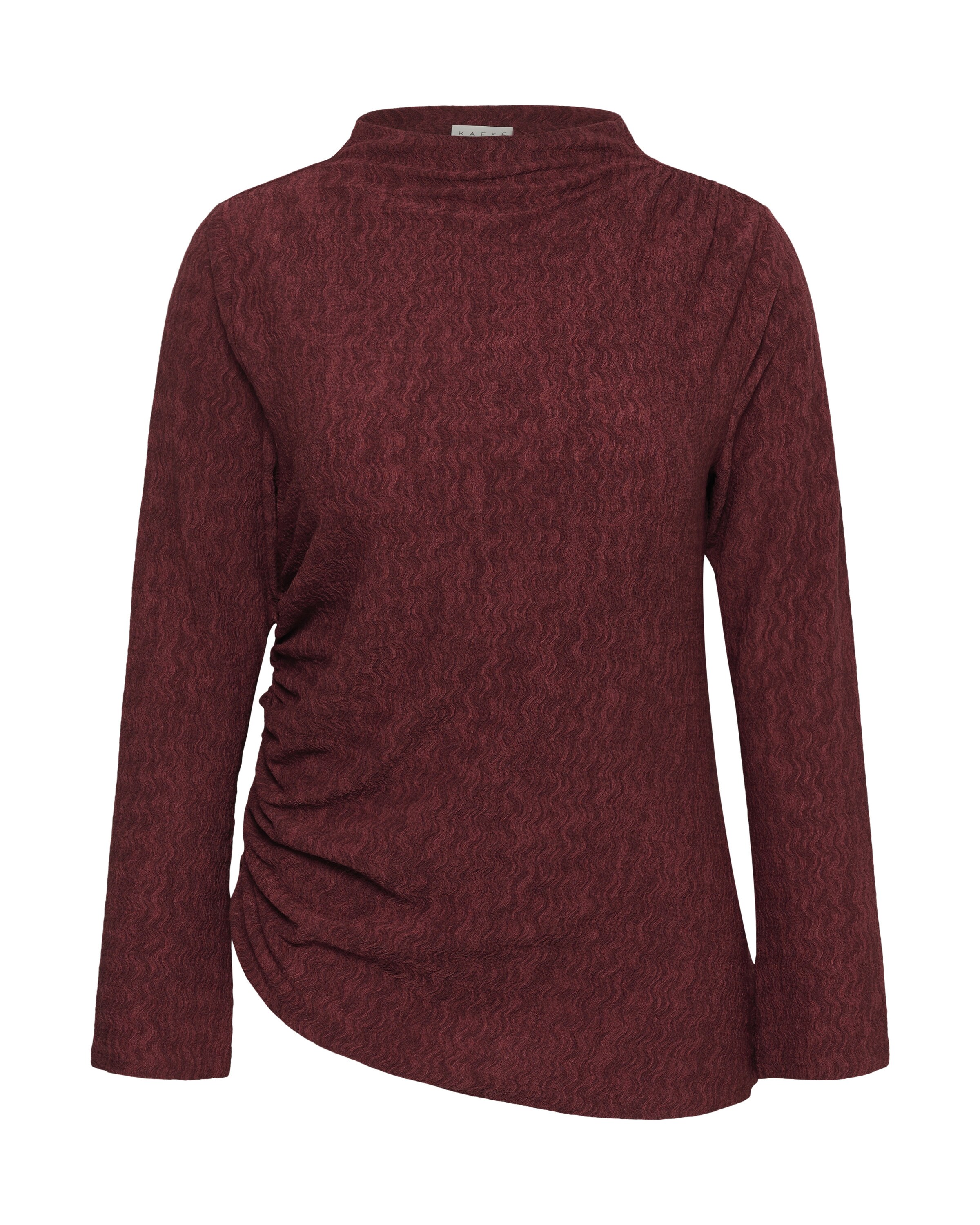 KAFFE CURVE Top 'Rina' in Red: front