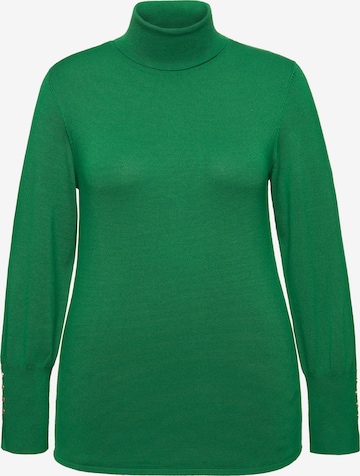 Ulla Popken Sweater in Green: front