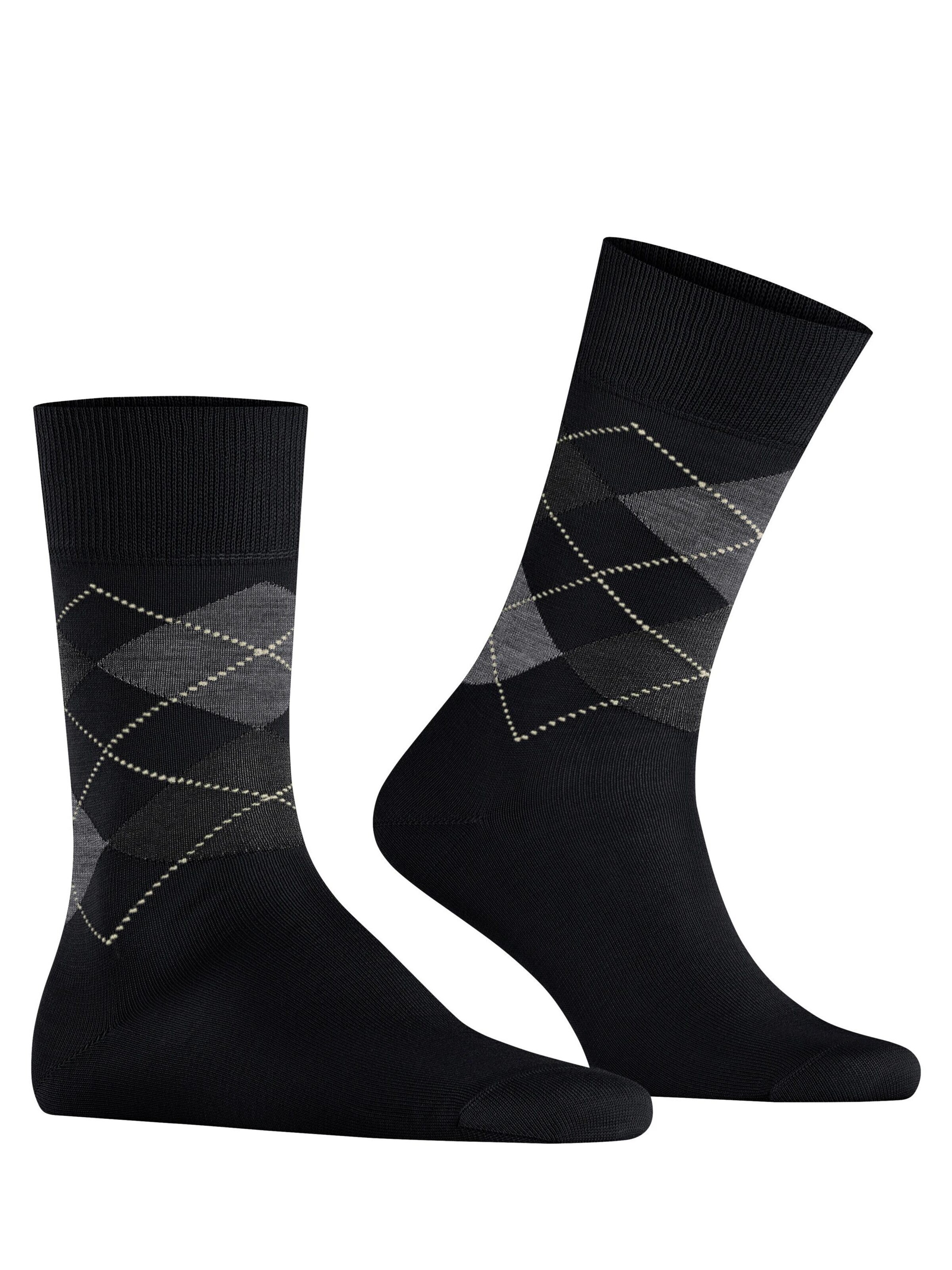BURLINGTON Socken 'Manchester'‌ in Schwarz