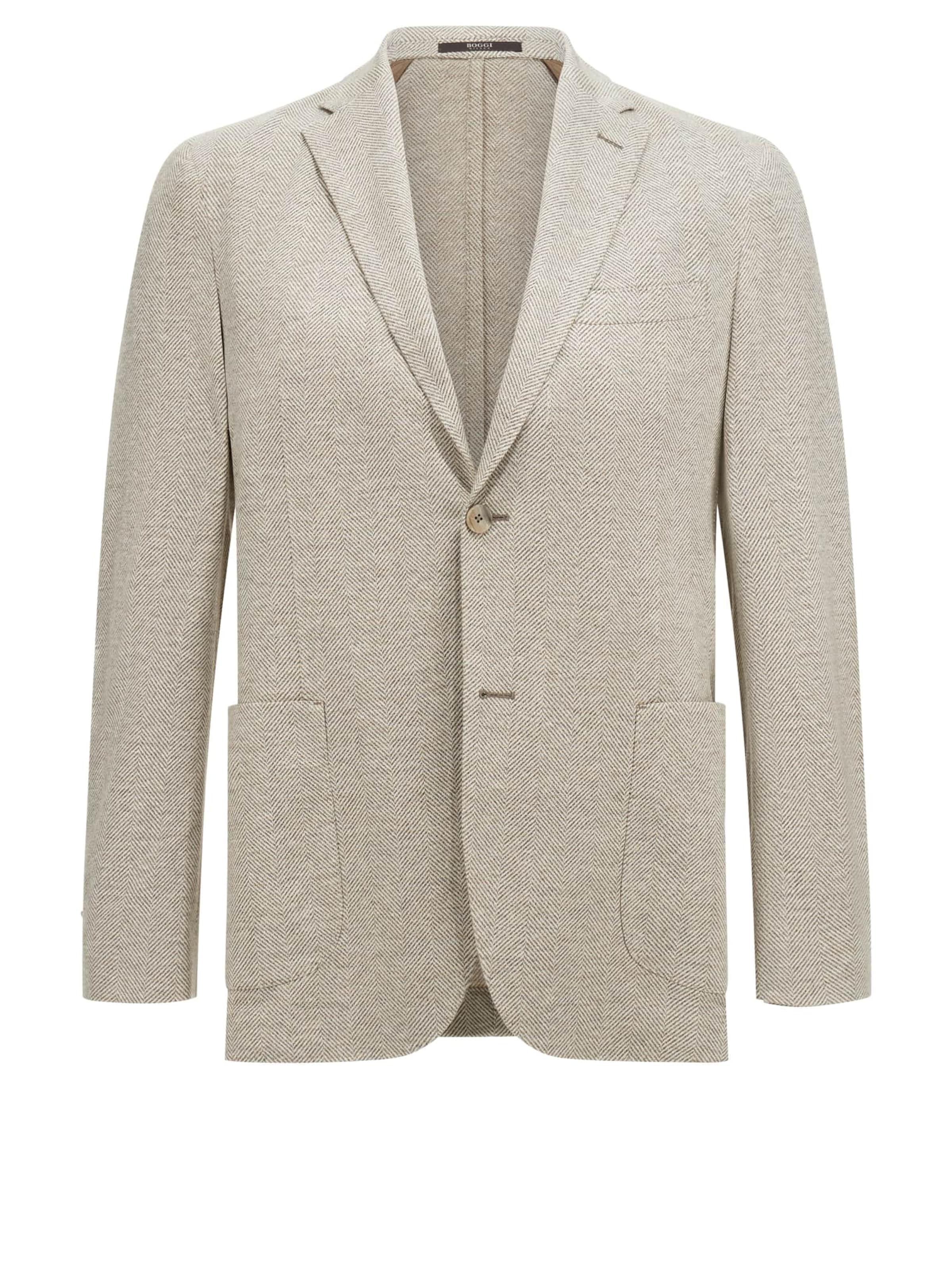 Regular fit Giacca da completo di Boggi Milano in grigio: frontale