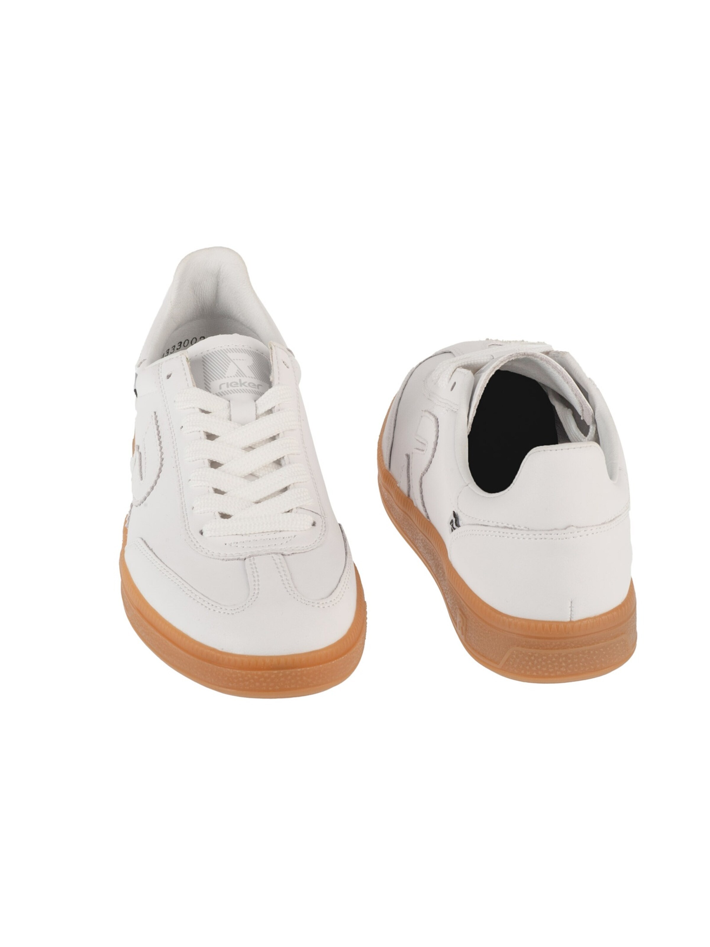 Baskets basses 'W2200' Rieker en blanc