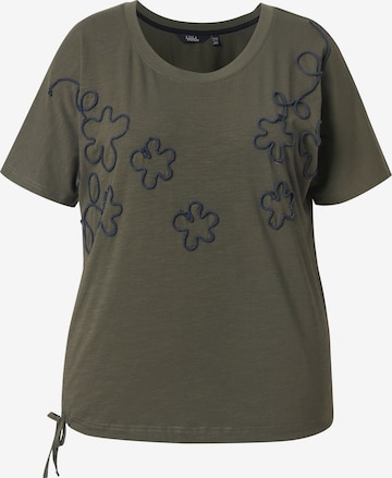 Ulla Popken Shirt in Grün: Vorderseite