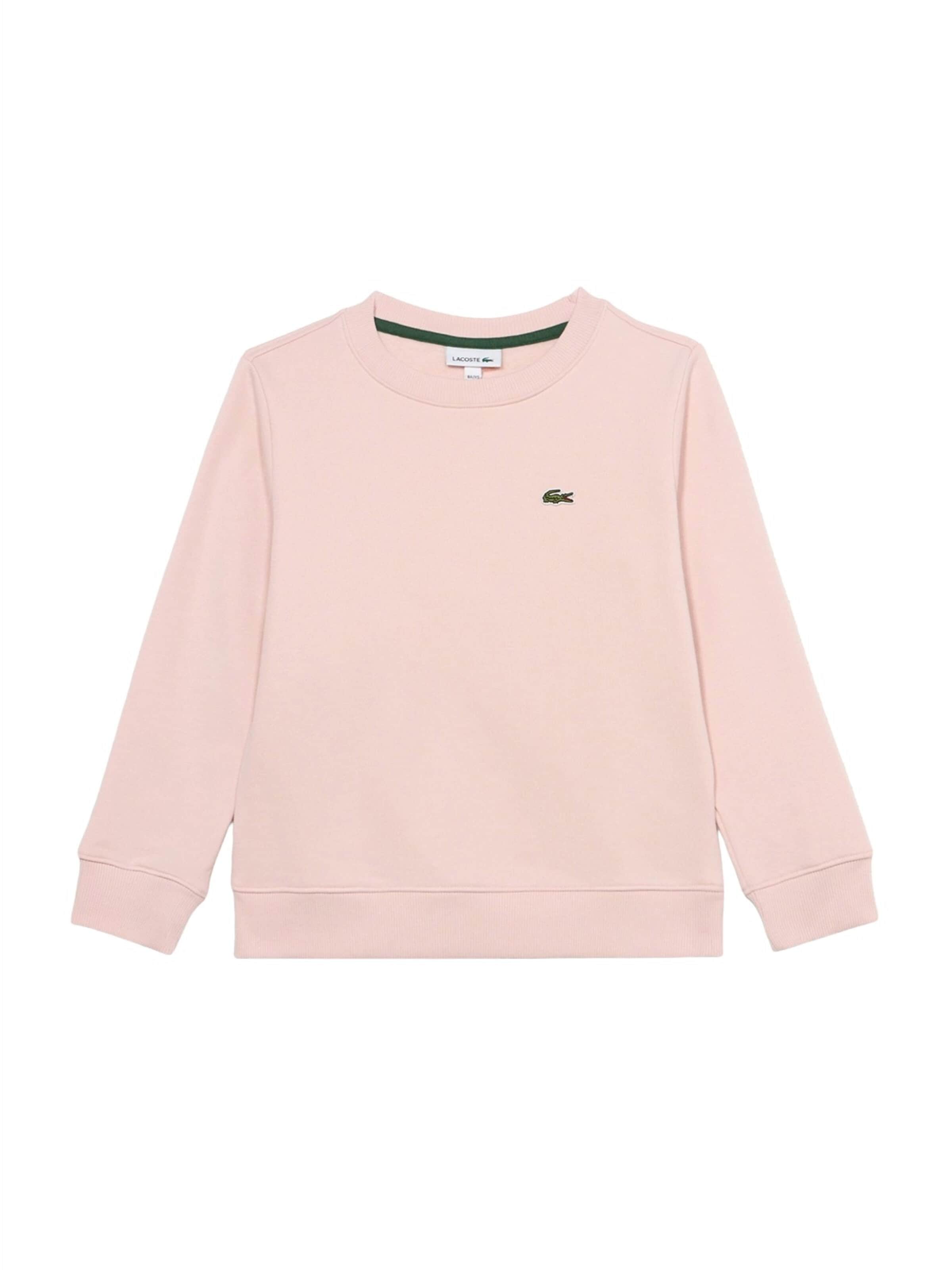 Sweat LACOSTE en rose : devant