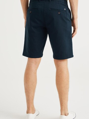 WE Fashion Slimfit Shorts in Blau