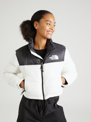 THE NORTH FACE Tussenjas 'NUPTSE' in Wit: voorkant
