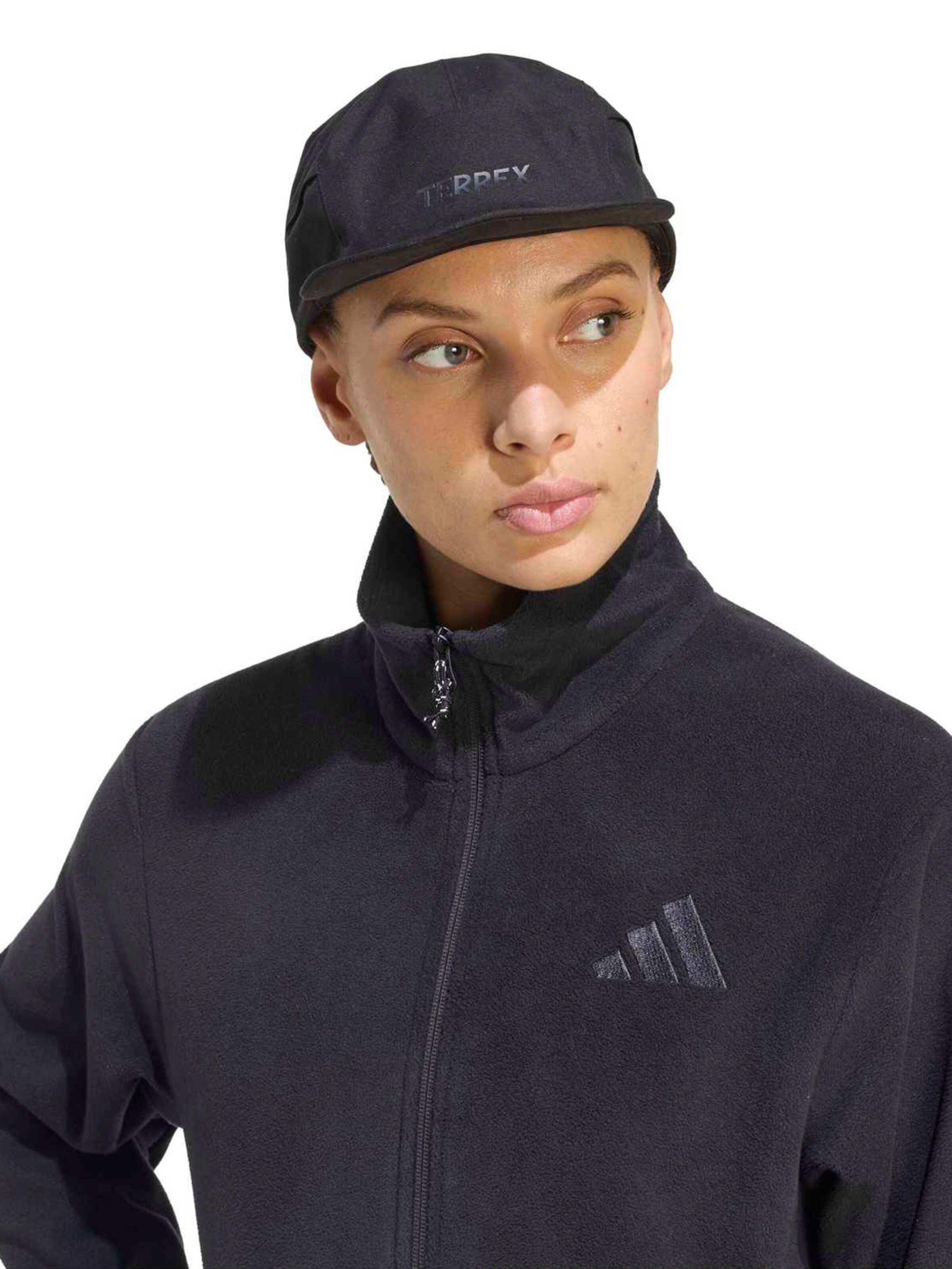 ADIDAS TERREX - Casaco de velo funcional em preto