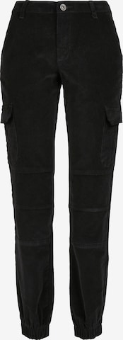 Tapered Pantaloni cargo di Urban Classics in nero: frontale