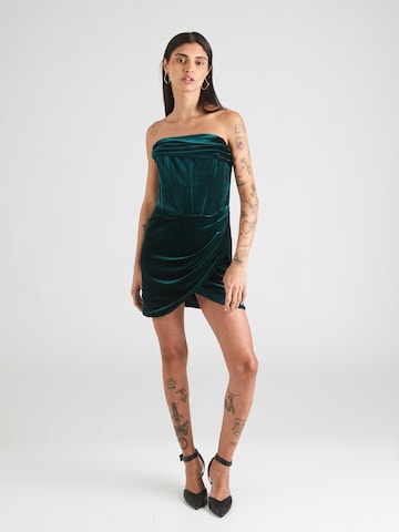 Bardot Cocktail Dress 'CLAUDETTE' in Green: front