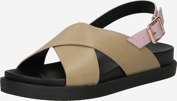 ONLY Sandal 'MINNIE' i brun: framsida