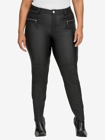 sheego by Joe Browns Skinny Pants in Black: front