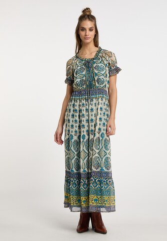 usha FESTIVAL Dress in Blue: front