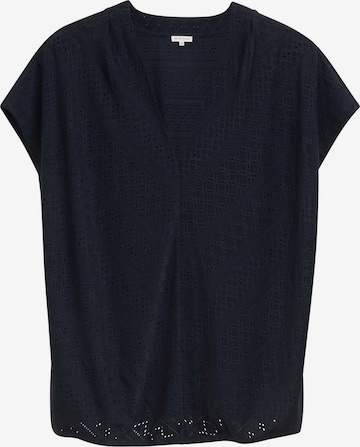 Tom Tailor Women + Bluse in Blau: Vorderseite