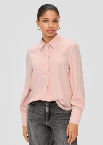 QS Blouse in Pink: front