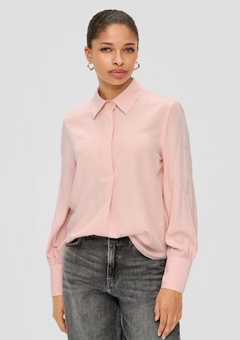 QS Blouse in Roze: voorkant