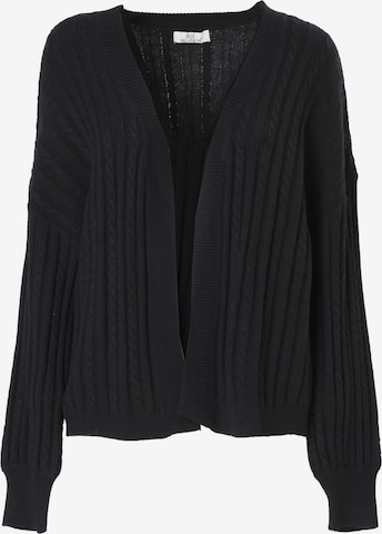 Influencer Cardigan i sort: forside