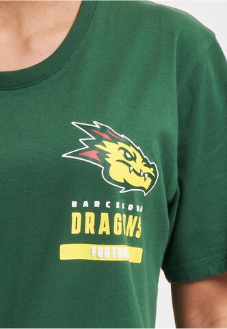 T-Shirt 'Barcelona Dragons Essential' European League of Football en vert