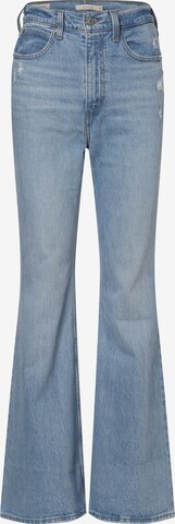 LEVI'S ® Slimfit Jeans '70s High Flare' in Blauw: voorkant