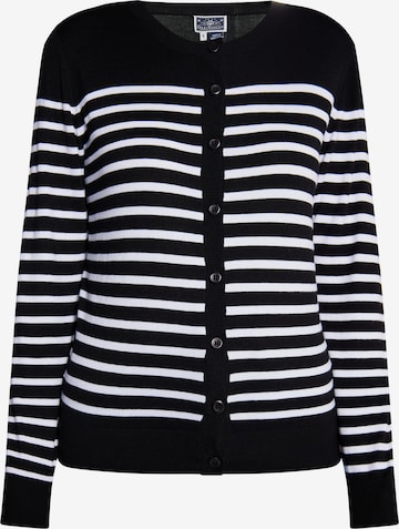 DreiMaster Maritim Knit Cardigan in Black: front