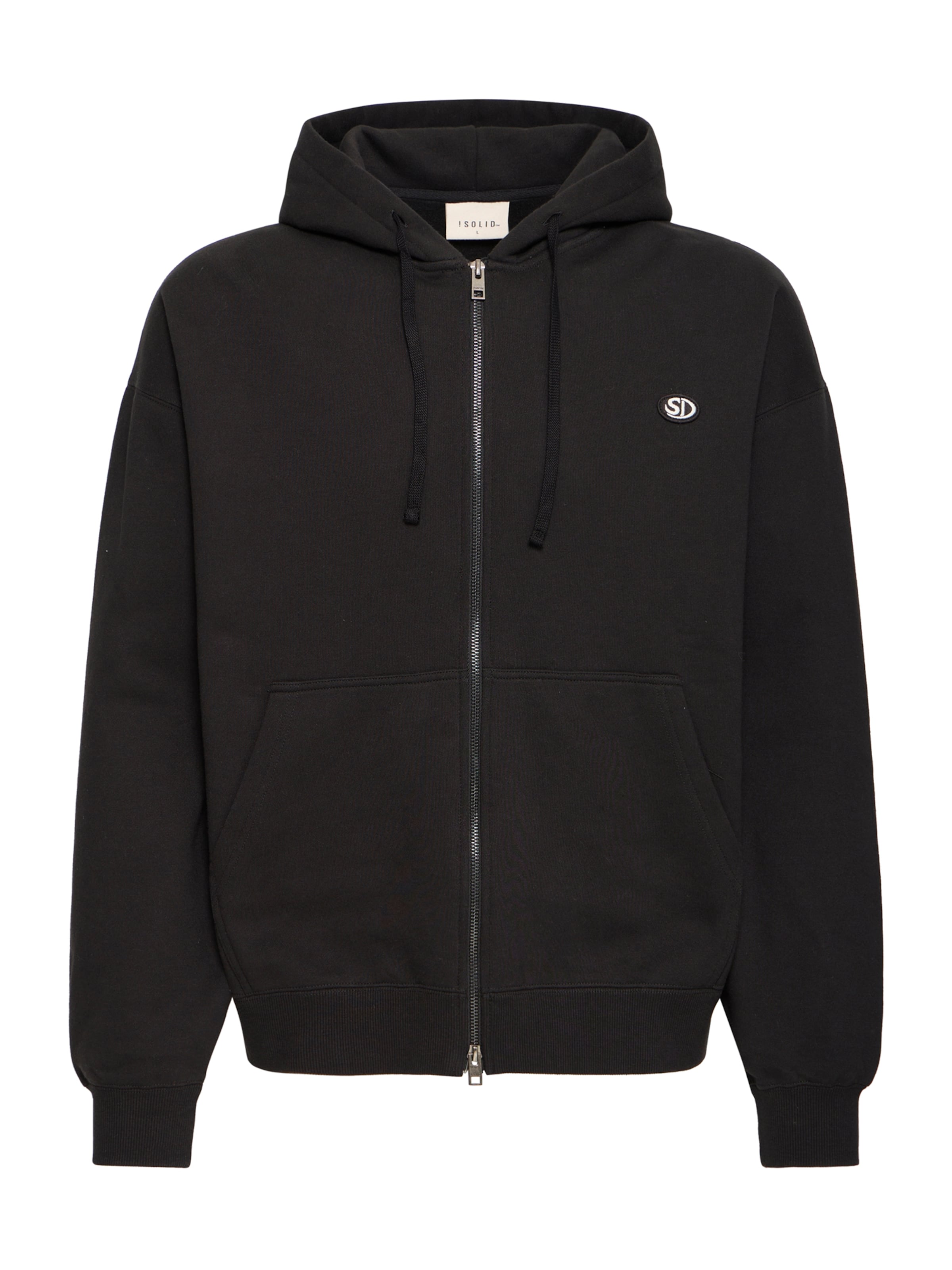 Giacca di felpa 'SDVARRO' di !Solid in nero: frontale