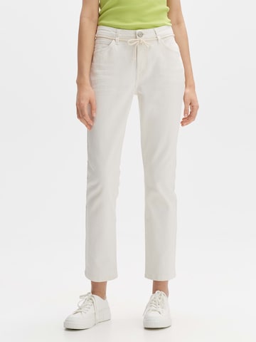 OPUS Regular Jeans 'LOUIS' in Wit: voorkant