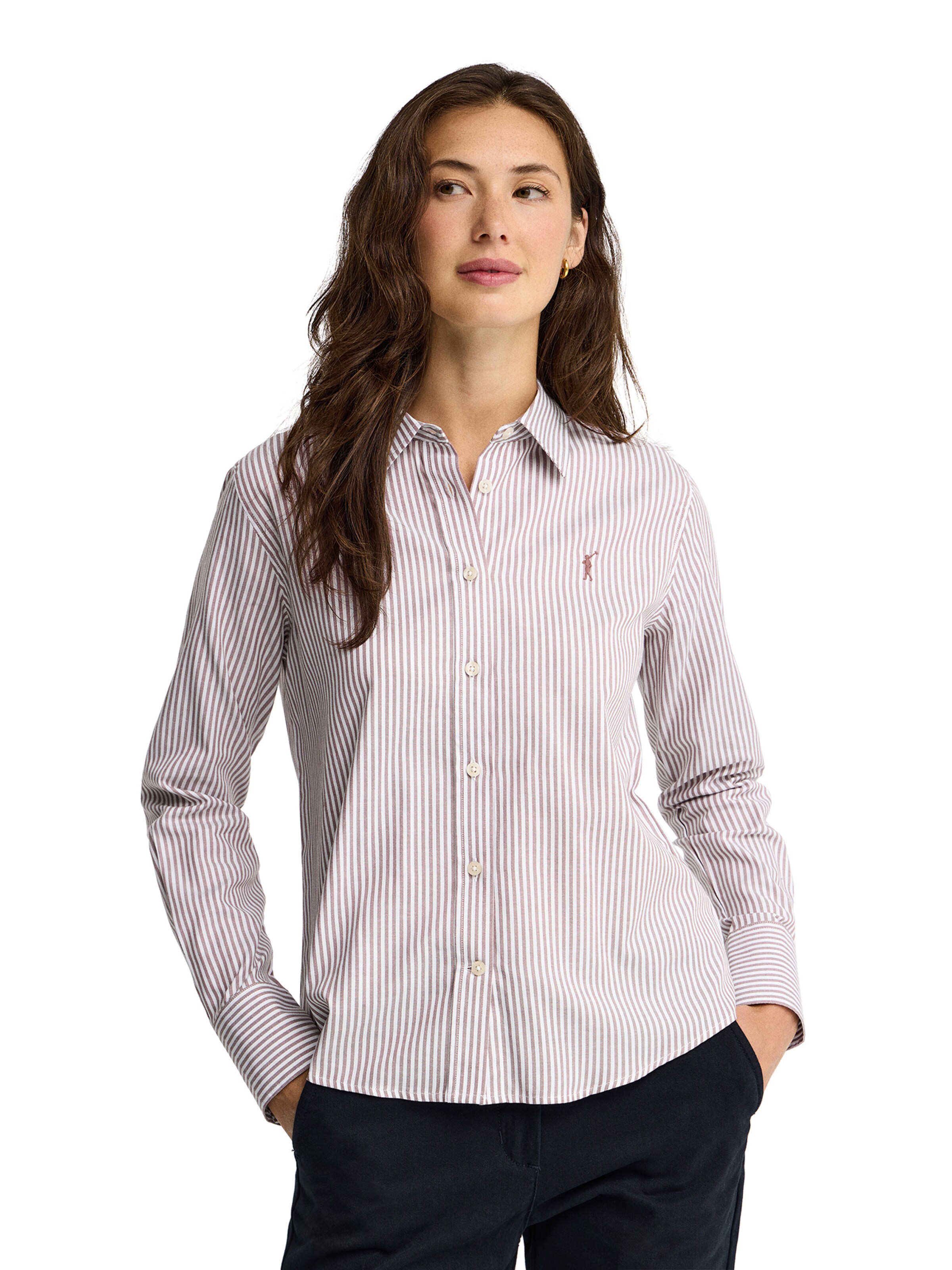 Polo Club Bluse in Grau: Vorderseite