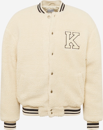 Karl Kani Between-season jacket in Beige: front